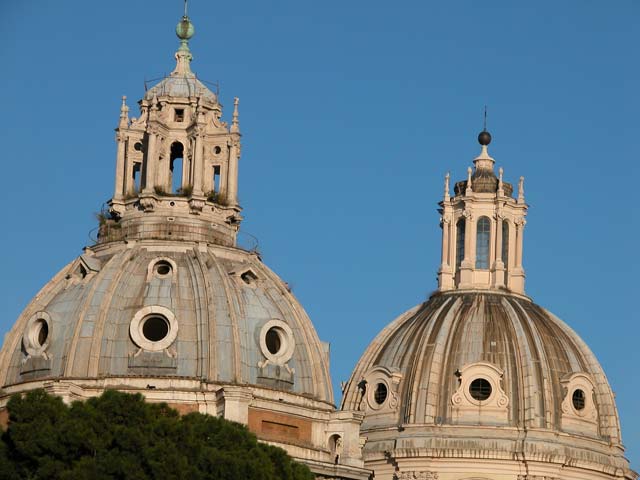 Cupole di Roma: 38 - Chiese del Ss. Nome di Maria e Santa Maria di Loreto