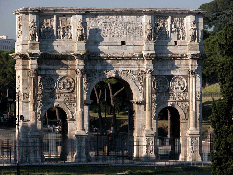 8 - Monumenti di Roma: Arco di  Costantino