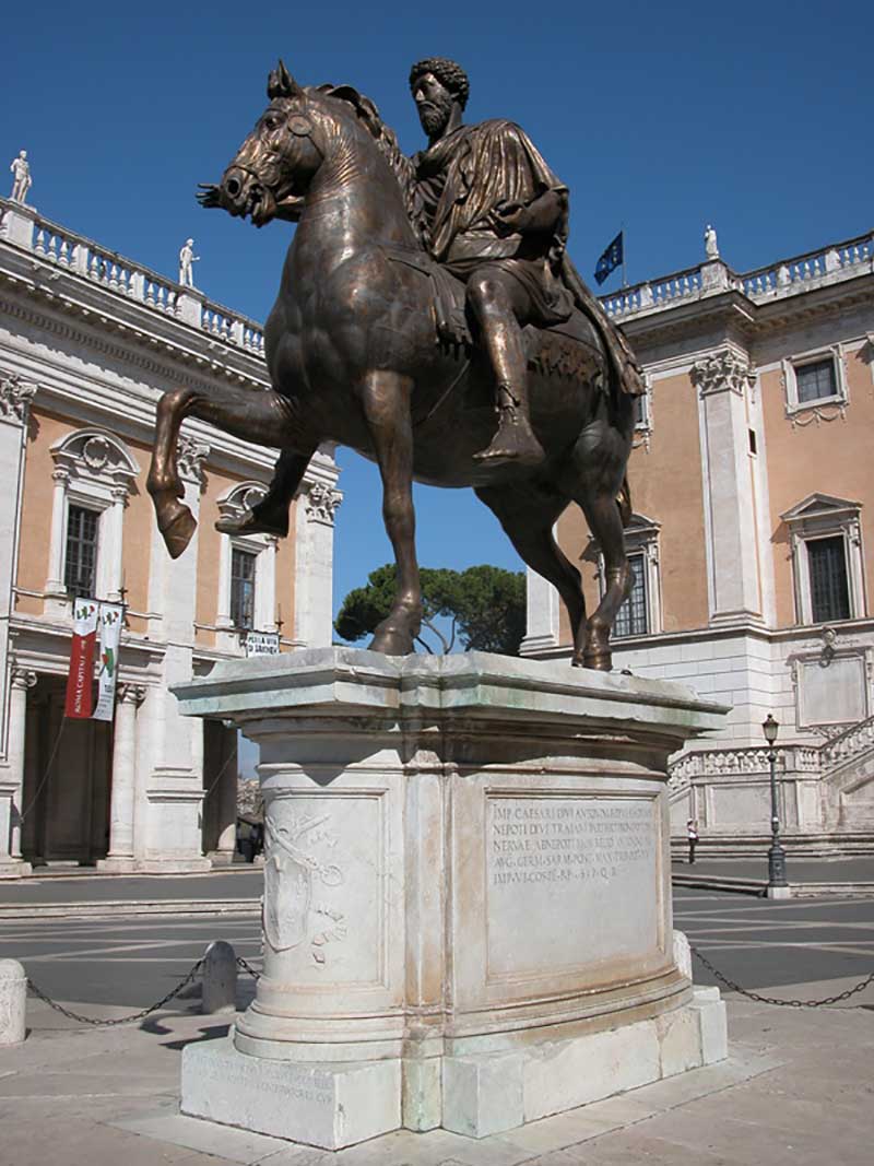 Monumenti di Roma: 22 - Statua di Marco Aurelio