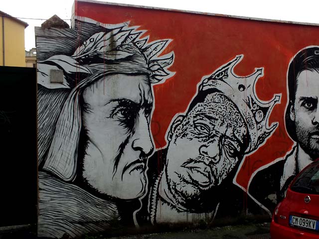Graffiti  zona Ostiense: 32 - Jb Rock