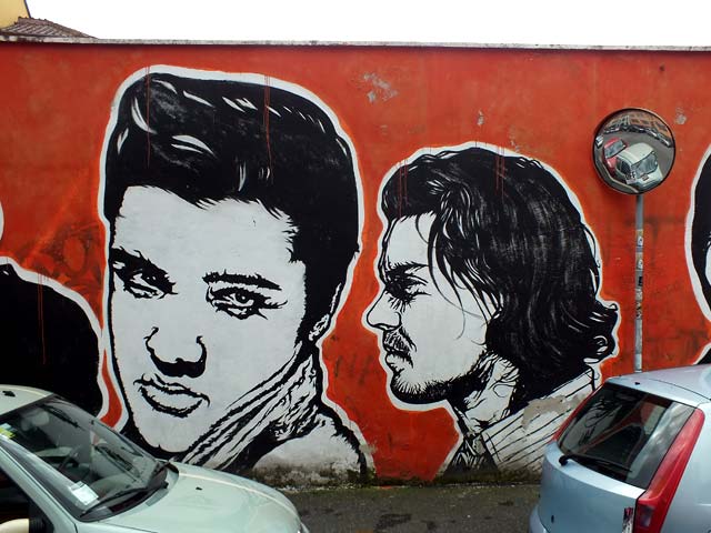 Graffiti  zona Ostiense: 34 - Jb Rock