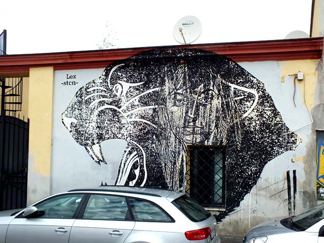 Graffiti  zona Ostiense: 29 - Sten & Lex (Italia)