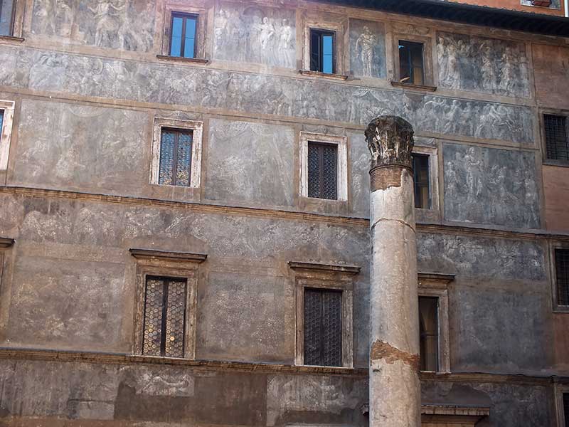 Graffiti Storici di Roma: 13 - Palazzo Massimo di Pirro detto Istoriato
