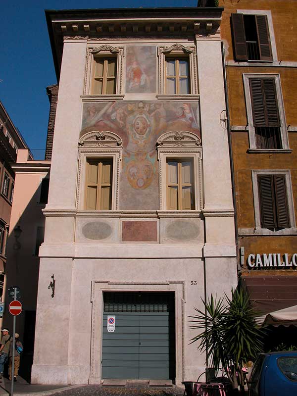 Graffiti Storici di Roma: 26 - Palazzetto di Tizio di Spoleto