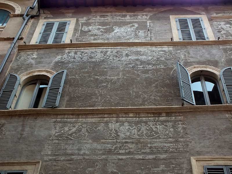 Graffiti Storici di Roma: 11 - Palazzo Milesi