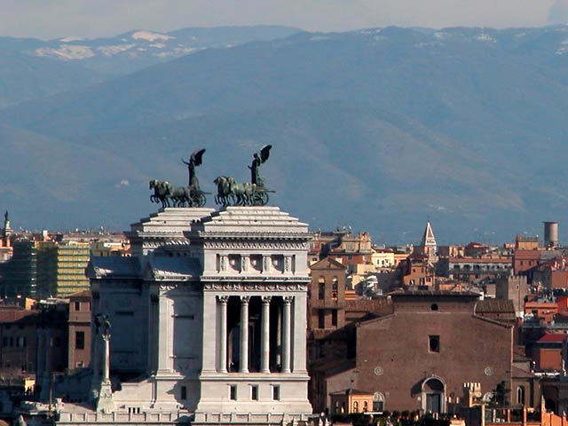 Luoghi di Roma: 1 - Panorama dal Gianicolo