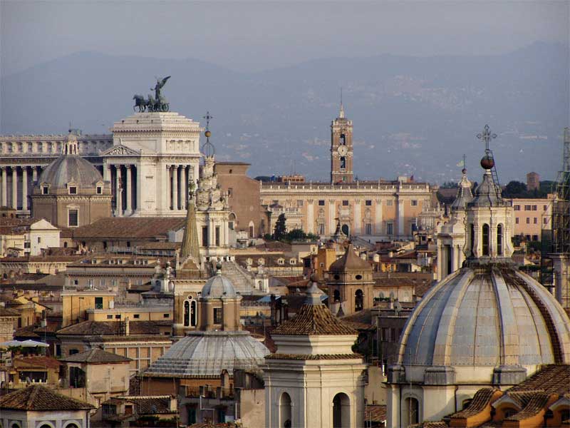 Panorami di Roma: 42 - Panorama da Castel Sant'Angelo