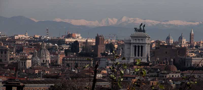 Panorami di Roma: 52 - Panorama dal Fontanone