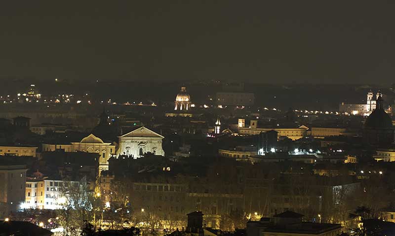 Panorami di Roma: 7 - Panorama Dal Gianicolo