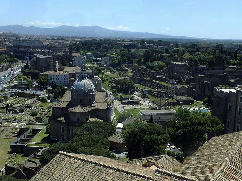 Panorami di Roma: 41 - Panorama Dal Vittoriano