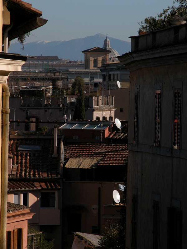 Panorami di Roma: 55 - Panorama da Vicolo Del Cedro