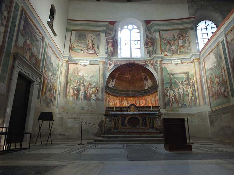 Chiesa di Santo Stefano Rotondo: 3 - Cappella dei santi Primo e Feliciano