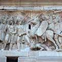 Arco di Costantino a Roma: Rilievi dell'età di Traiano