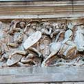 Arco di Costantino a Roma: Rilievi dell'età di Traiano