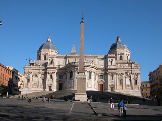 Basilica di Santa Maria Maggiore: 4 - Facciata su Piazza dell'Esquilino