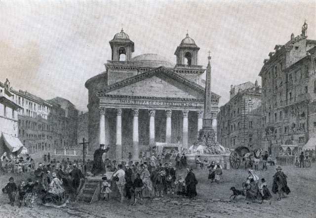 Pantheon di Roma: 24 - Litografia