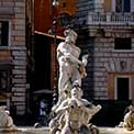 Fontana del Moro in Piazza Navona a Roma