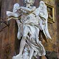Bernini: Chiesa di Sant'Andrea delle Fratte: Statua dell'Angelo con il Cartiglio