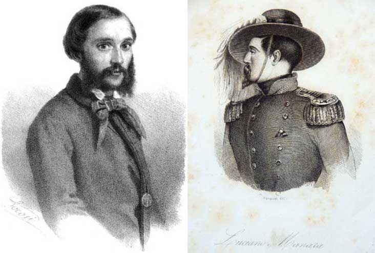 Emilio Dandolo e Luciano Manara