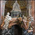 Rome: Basilica di San Pietro: Monumento funebre di Alessandro VII