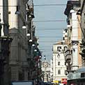 Via del Corso: 1 - Vista verso Piazza del Popolo 