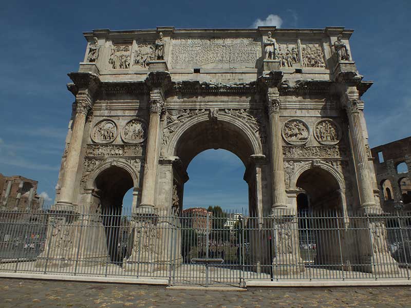 Passeggiate Romane: Colosseo - San Giovanni - Colosseo: 62 - Arco di Costantino