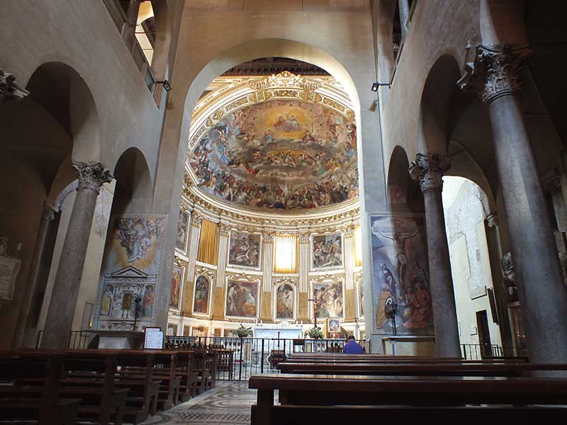 Passeggiate Romane: Colosseo - San Giovanni - Colosseo: 45 - Chiesa dei Santi Quattro Coronati