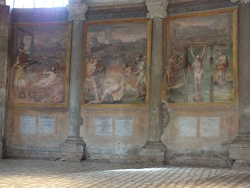 Passeggiate Romane: Colosseo - San Giovanni - Colosseo: 19 - Basilica di Santo Stefano Rotondo