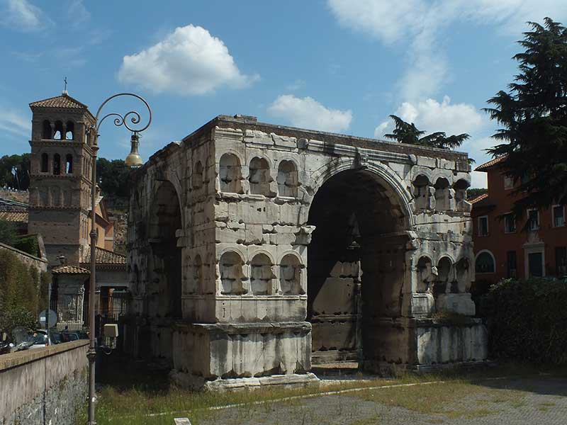 Passeggiate Romane - da Porta Portese a Porta San Paolo: 44 - Arco di Giano