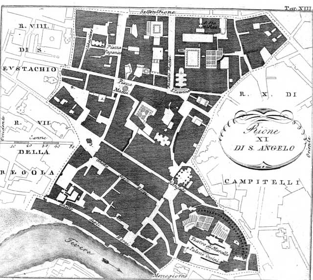 Mappa del Rione Sant'Angelo
